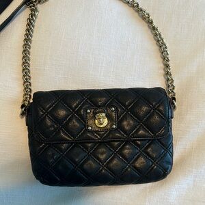 Marc Jacobs Quilted Black Leather Shoulder Bag